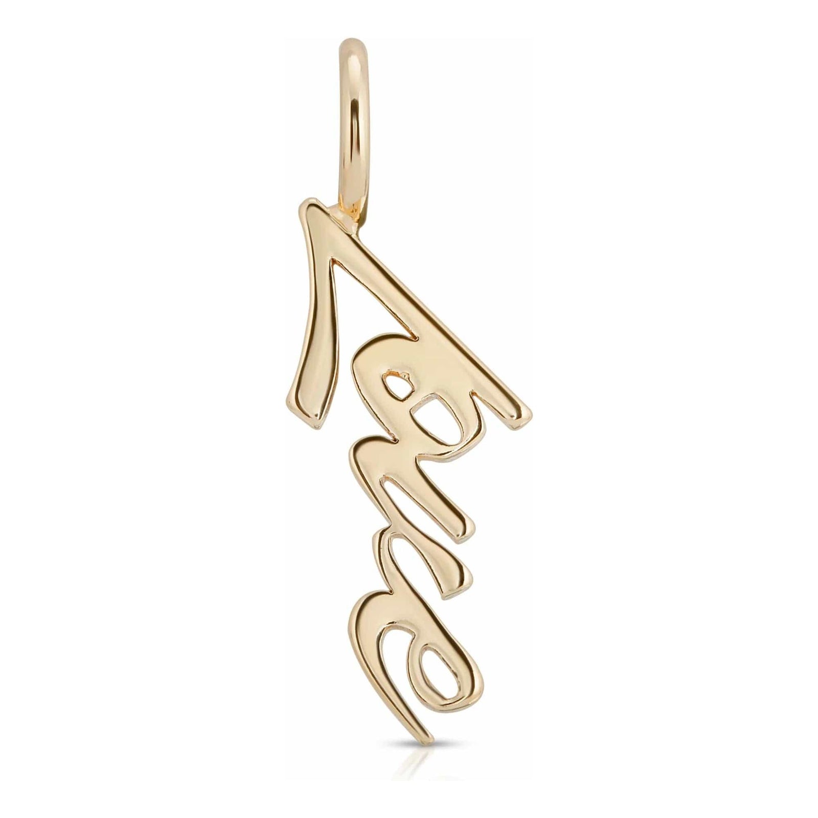 eklexic GOLD SCRIPT PENDANT LOVE by eklexic