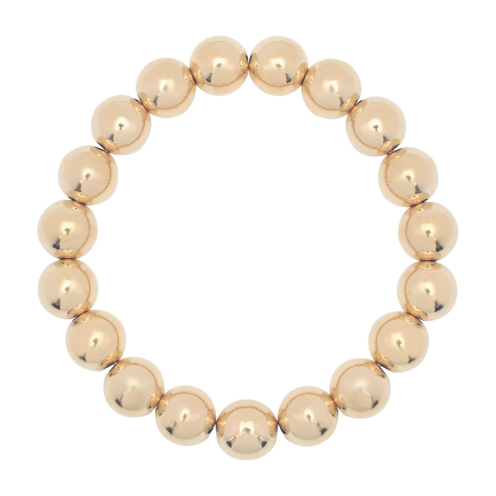 eklexic GOLD Large Gold Ball Bracelet by eklexic