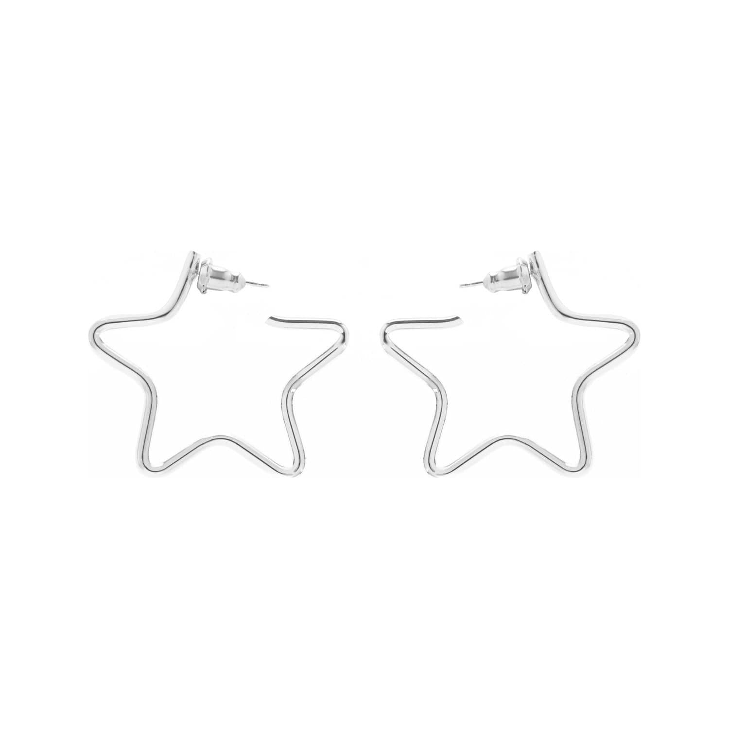 eklexic GOLD Small Full Star Earrings by eklexic
