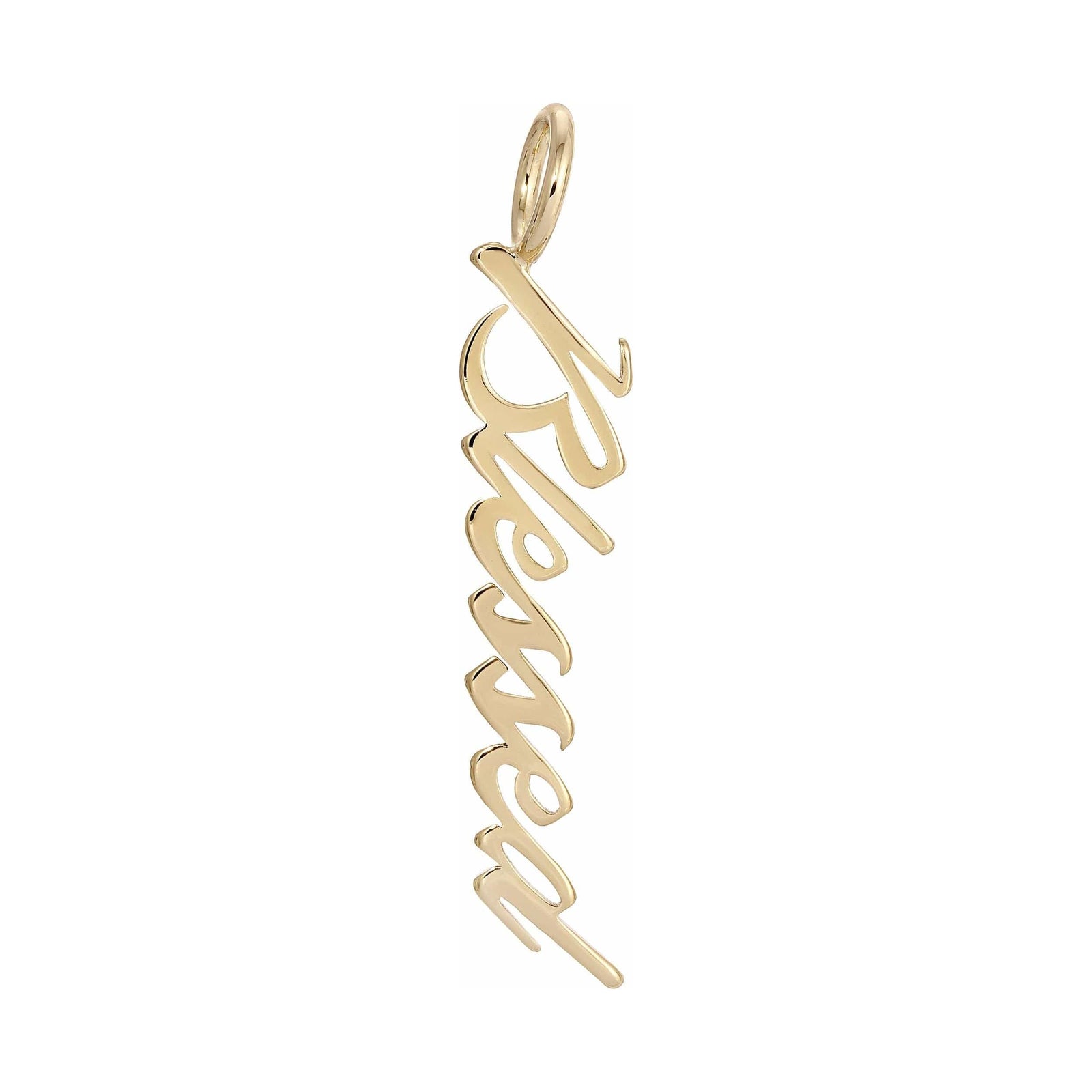 eklexic GOLD Script Pendant Blessed by eklexic