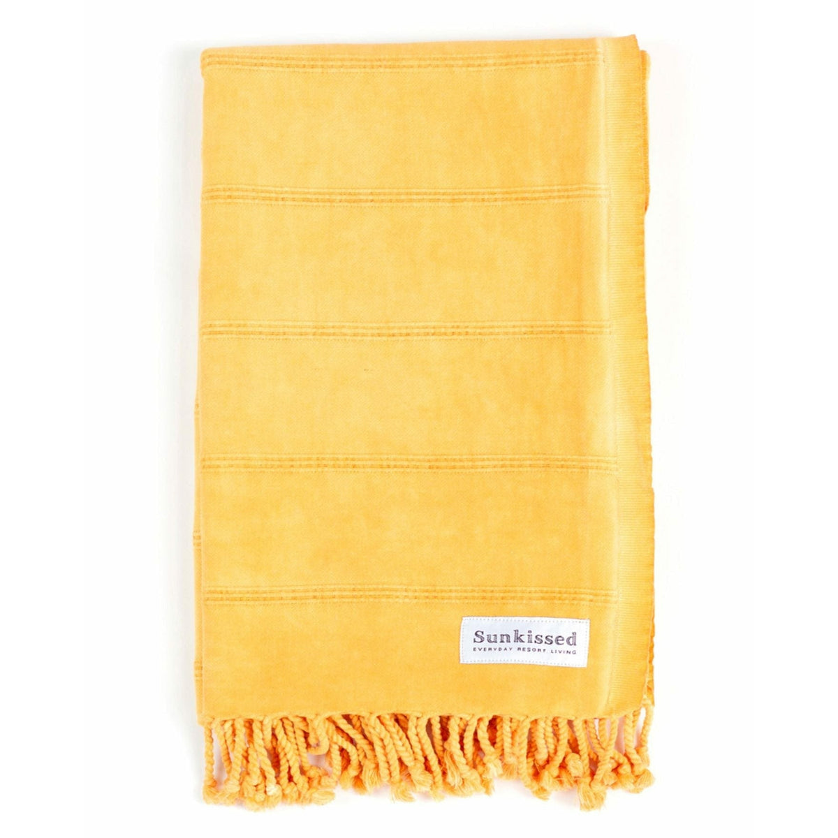 Sunkissed L • 100cm x 180cm • 40&quot;W x 72&quot;L / Yellow Tuscany • Sand Free Beach Towel by Sunkissed