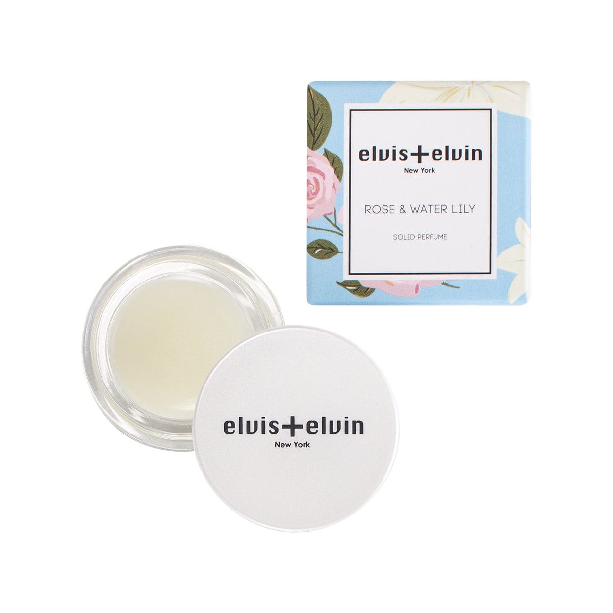 elvis+elvin Solid Perfume - Rose & Water Lily by elvis+elvin