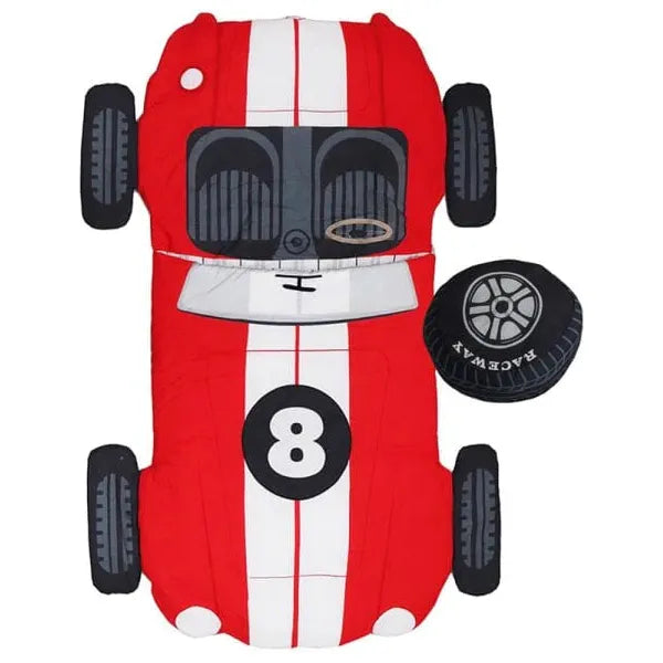 Wonder and Wise Camping Gear Red Race Car Sleeping Bag