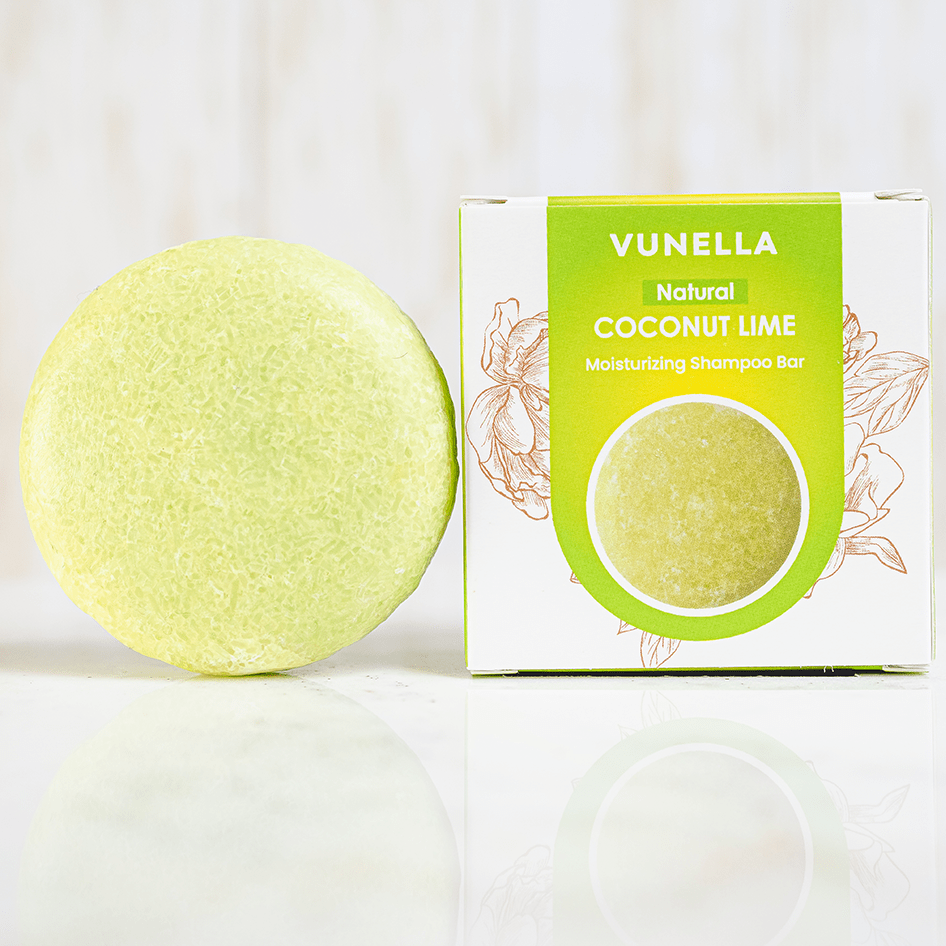 Vunella Coconut Lime Shampoo Bar by Vunella