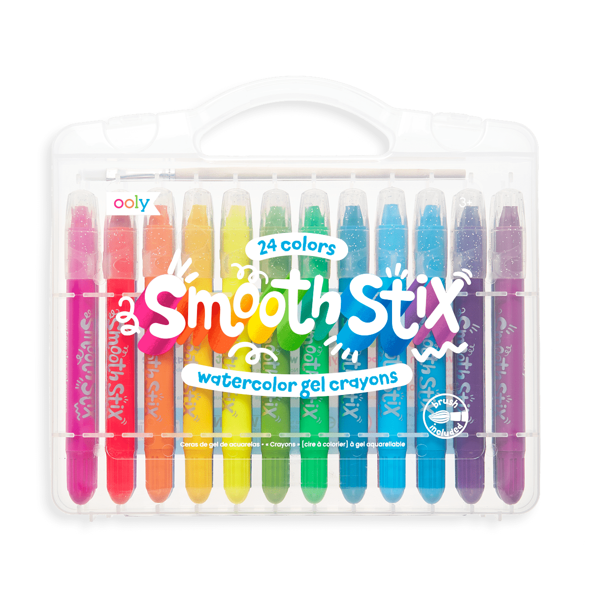OOLY Smooth Stix Watercolor Gel Crayons - Set of 24 by OOLY