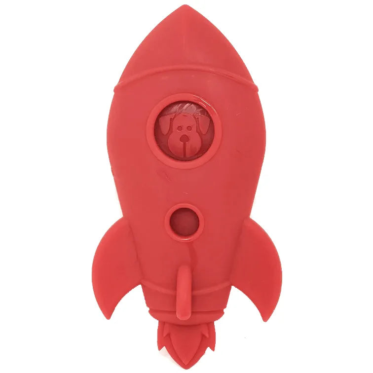 SodaPup/True Dogs, LLC Rocket Ship Nylon Chew Toy Rocket Ship Ultra Durable Nylon Dog Chew Toy by SodaPup/True Dogs, LLC