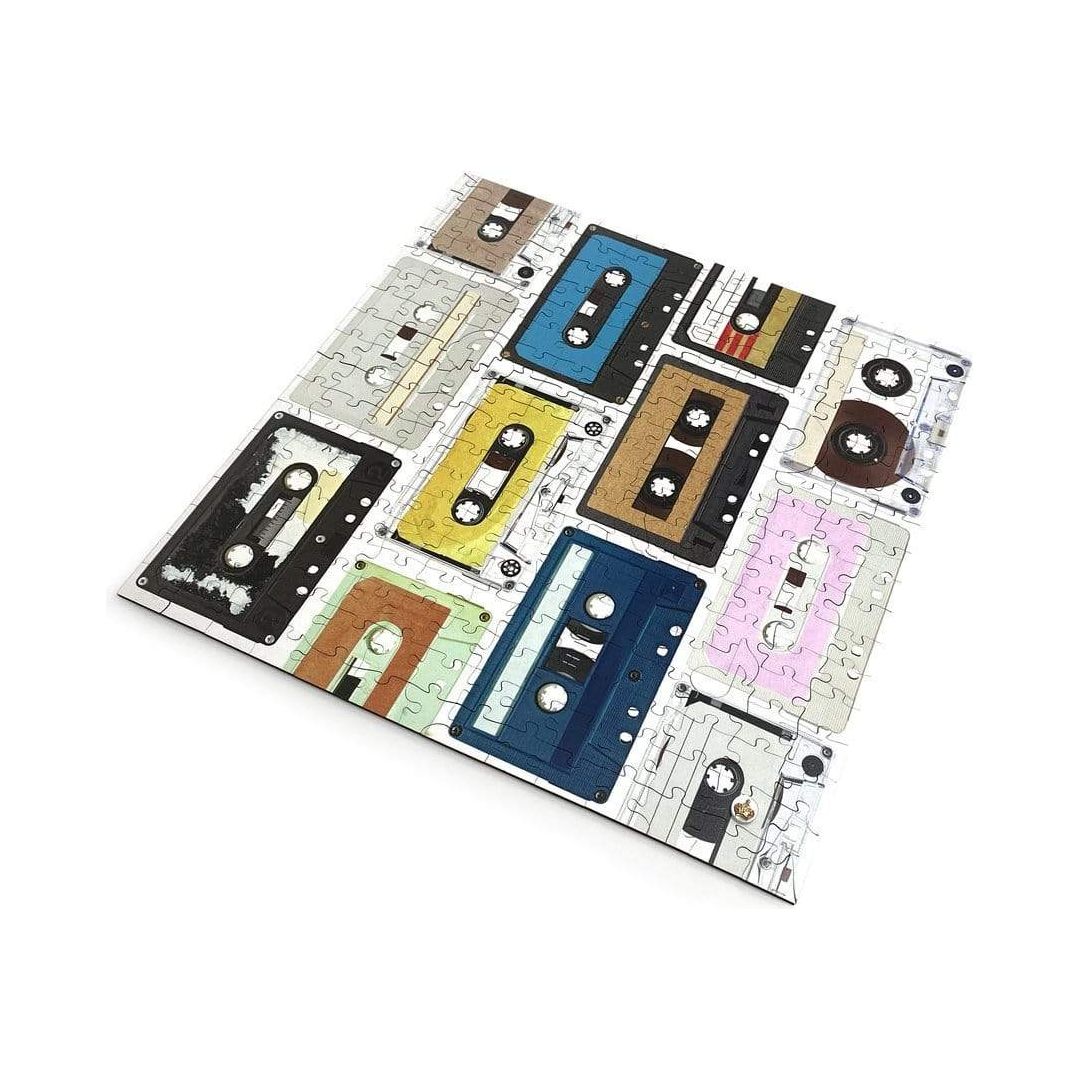 Trove Puzzle Wooden Puzzle: Mix Tapes in Pouch