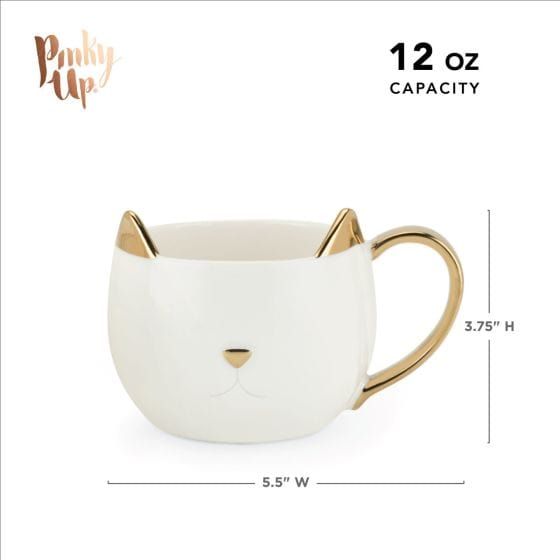 True Brands Mugs Chloe™ White Cat Mug