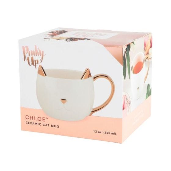 True Brands Mugs Chloe™ White Cat Mug