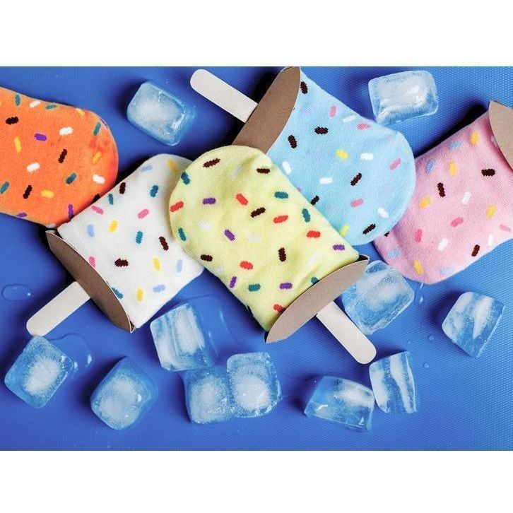 Ice Popsicle Socks - Coconut