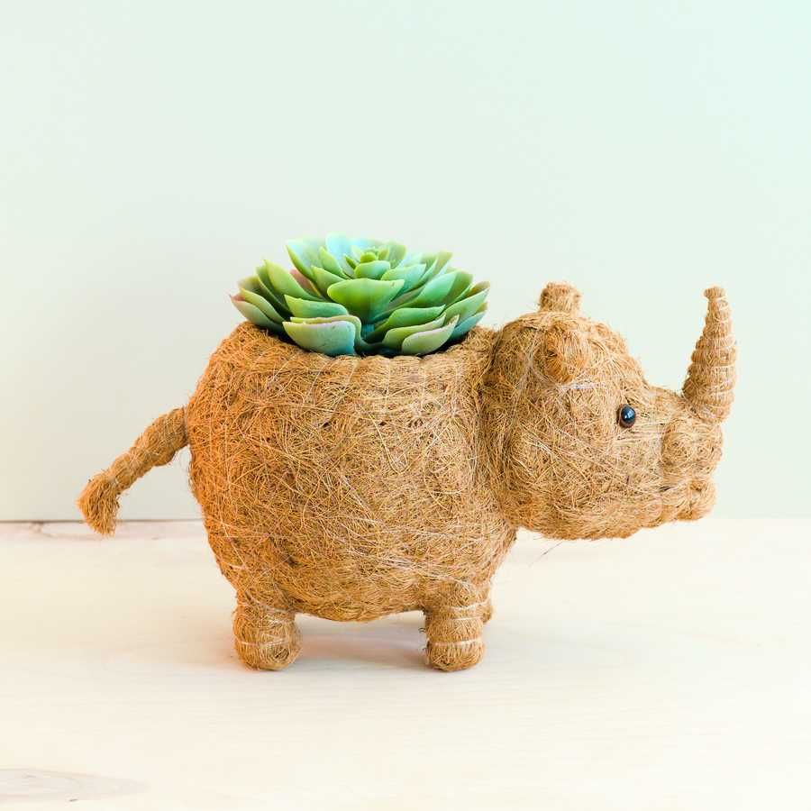 LIKHÂ Rhino Planter - Coco Coir Pot | LIKHA by LIKHÂ