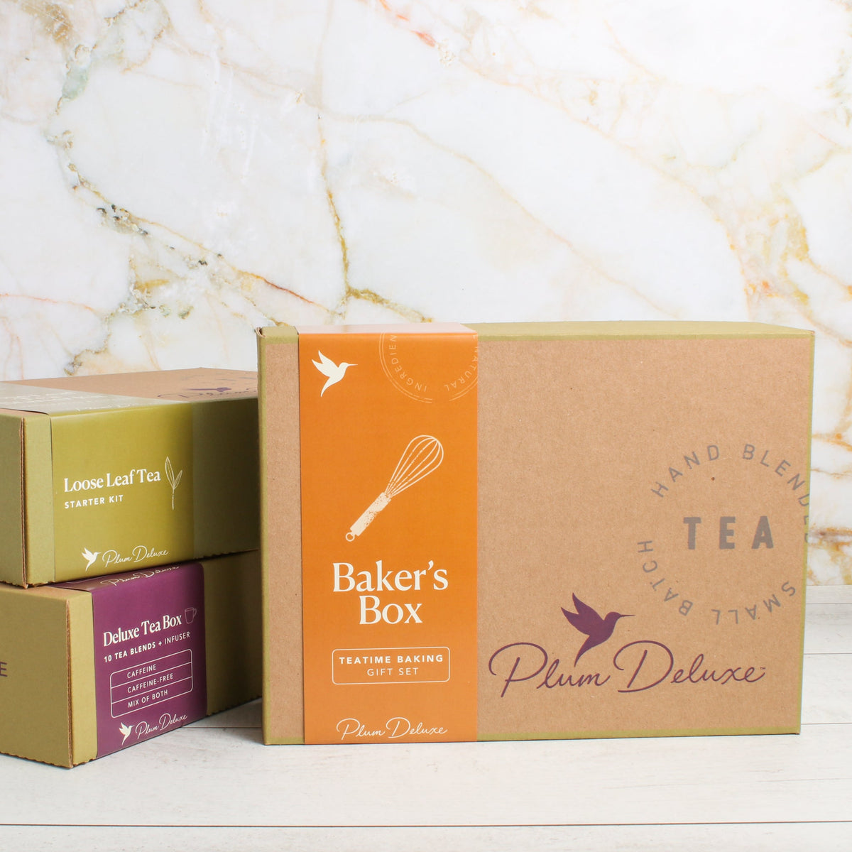 Baker&#39;s Box: Tea Time Baking Gift Box by Plum Deluxe Tea