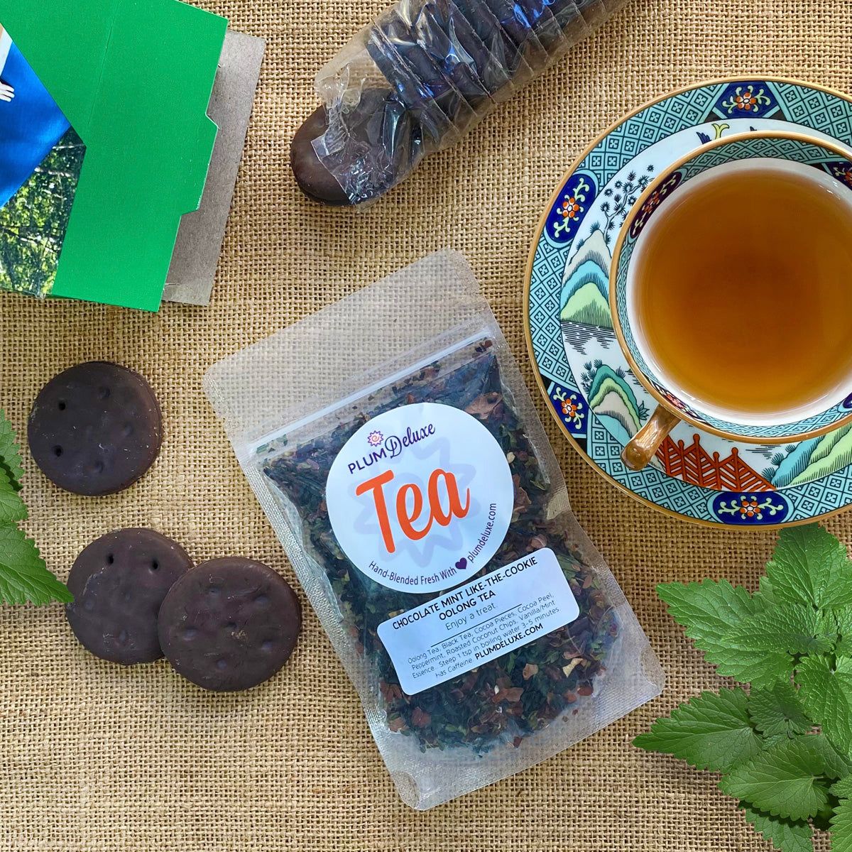 Chocolate Mint &#39;Like-The-Cookie&#39; Oolong Tea by Plum Deluxe Tea