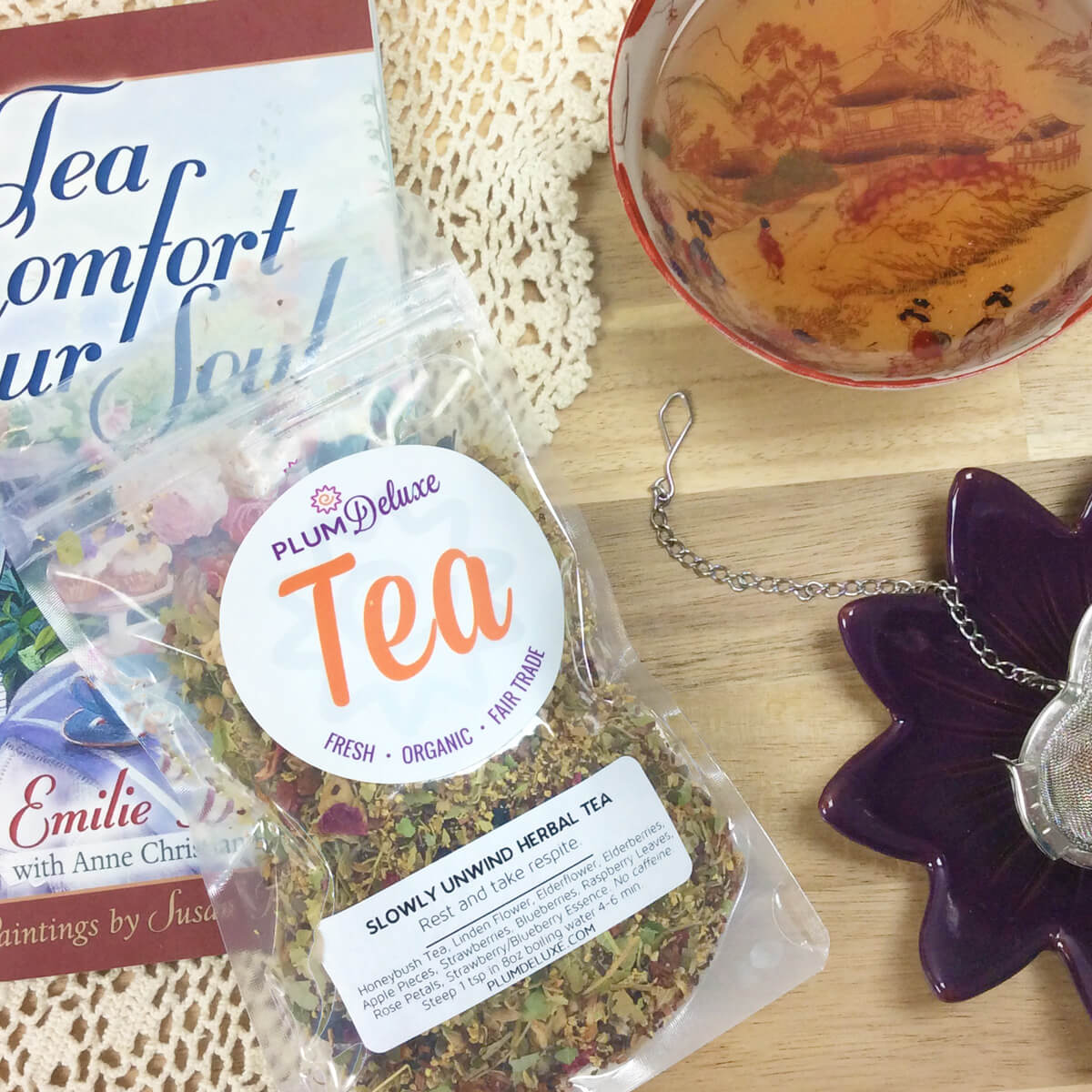 Slowly Unwind Herbal Tea (Linden Flower - Elderflower - Berry)
