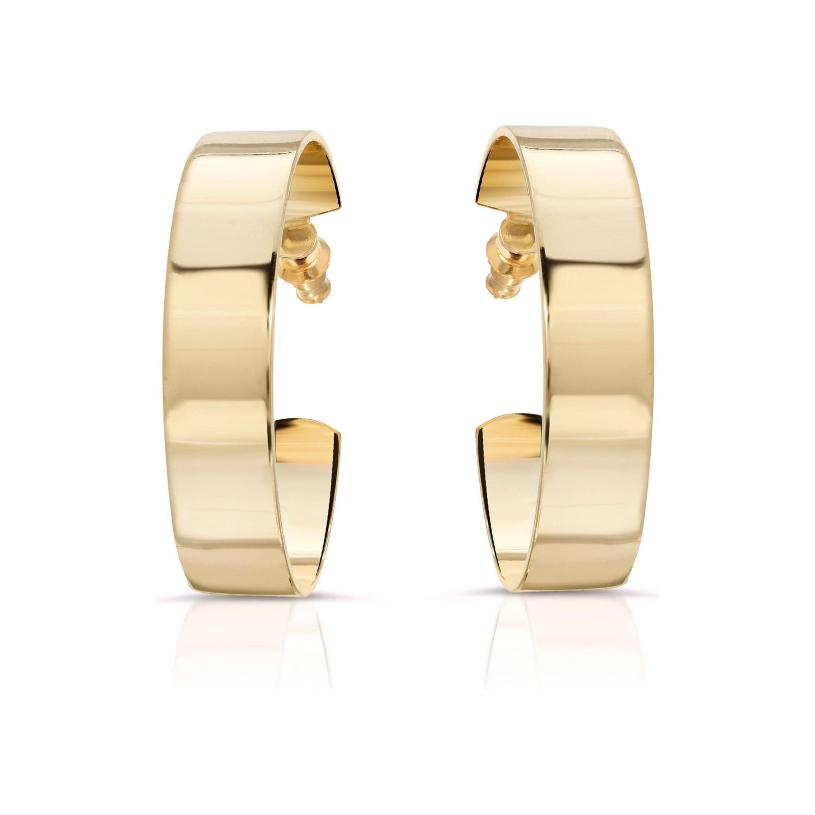 eklexic GOLD 1.5" Skylar Hoops by eklexic