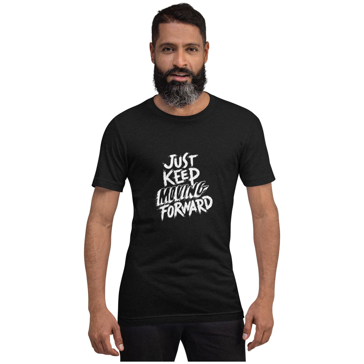 Karma Kiss Black Heather / S Just Keep Moving Forward Unisex T-shirt