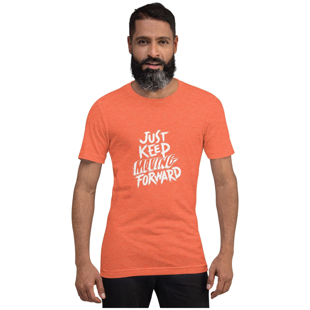 Karma Kiss Heather Orange / S Just Keep Moving Forward Unisex T-shirt