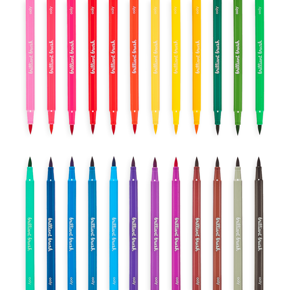 OOLY Brilliant Brush Markers by OOLY