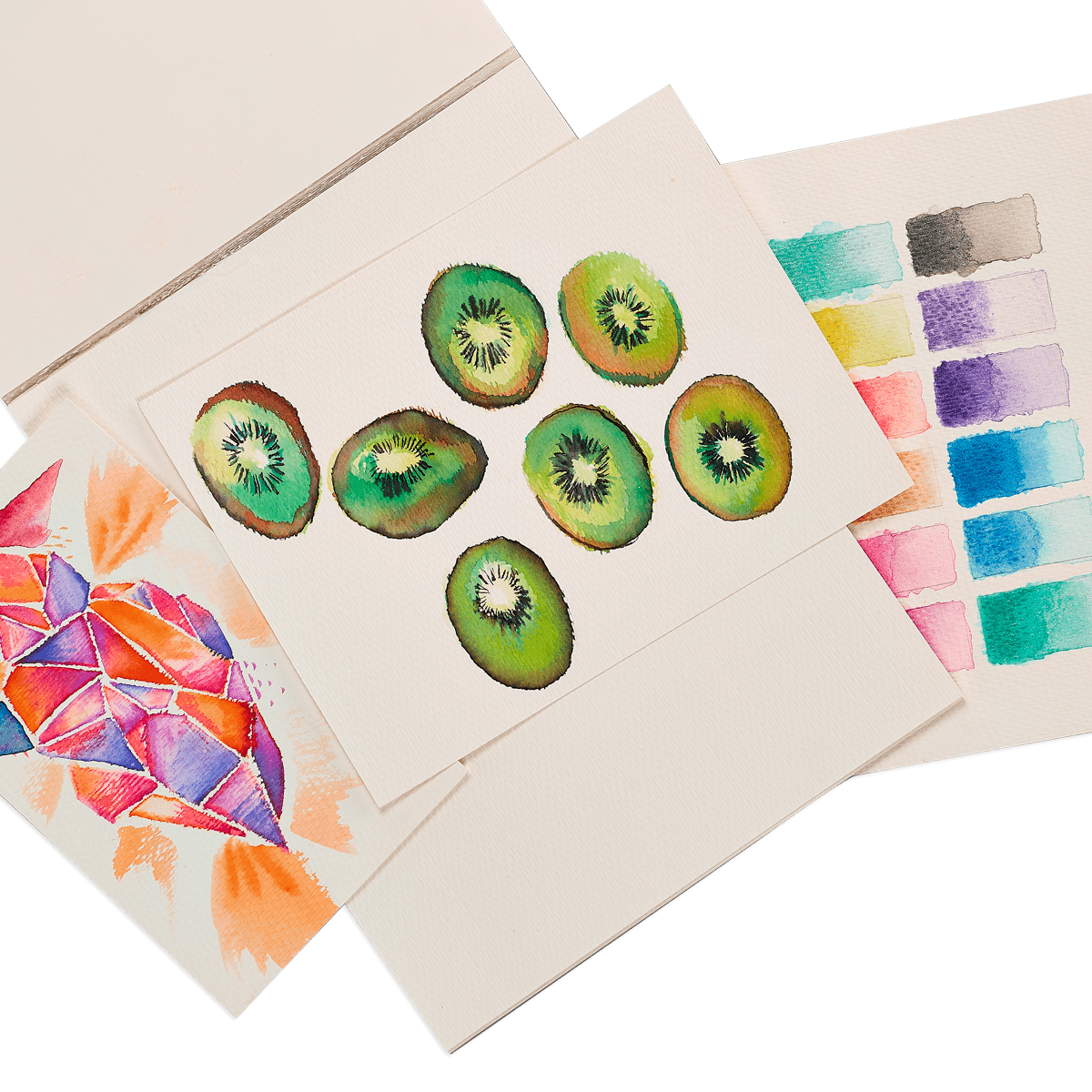 Ooly Chroma Blends Circular Watercolor Paper – The Little Kiwi Co