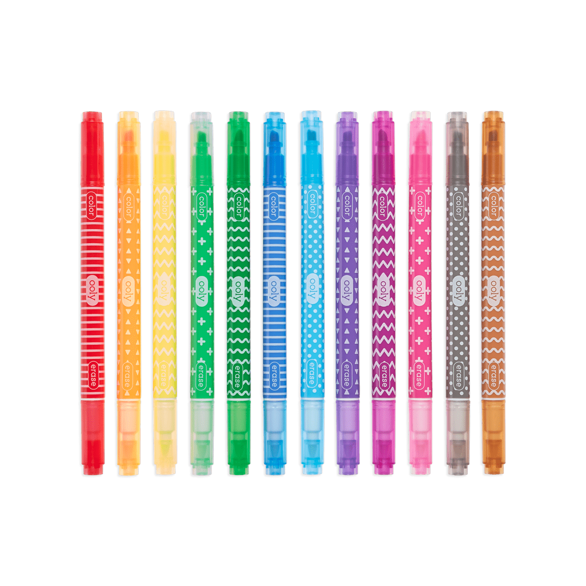 OOLY Make No Mistake Erasable Markers - Set of 12 by OOLY