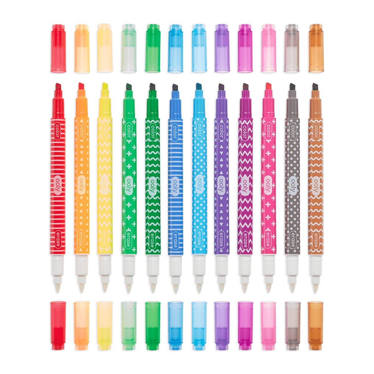OOLY Make No Mistake Erasable Markers - Set of 12 by OOLY