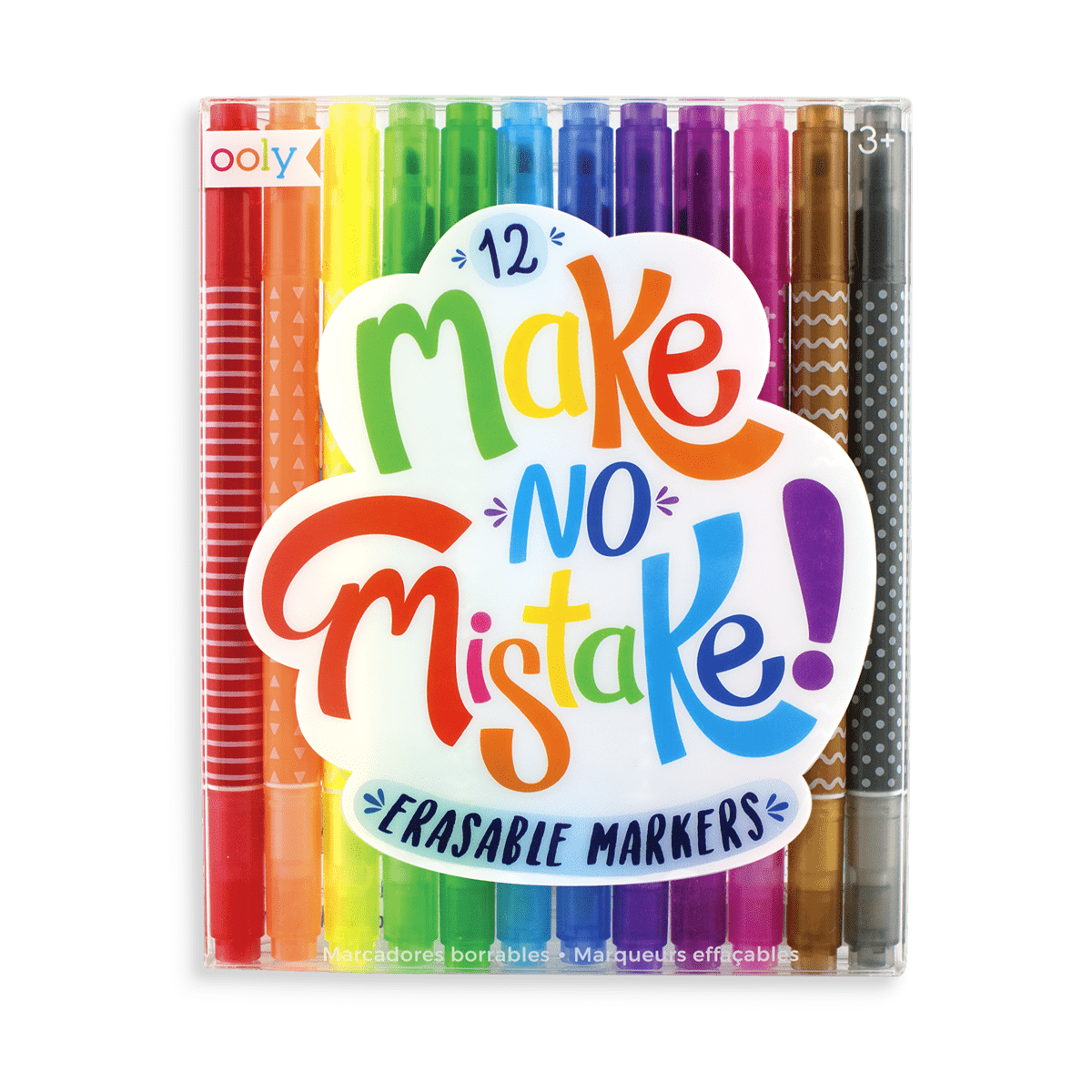 OOLY Make No Mistake Erasable Markers - Set of 12 by OOLY