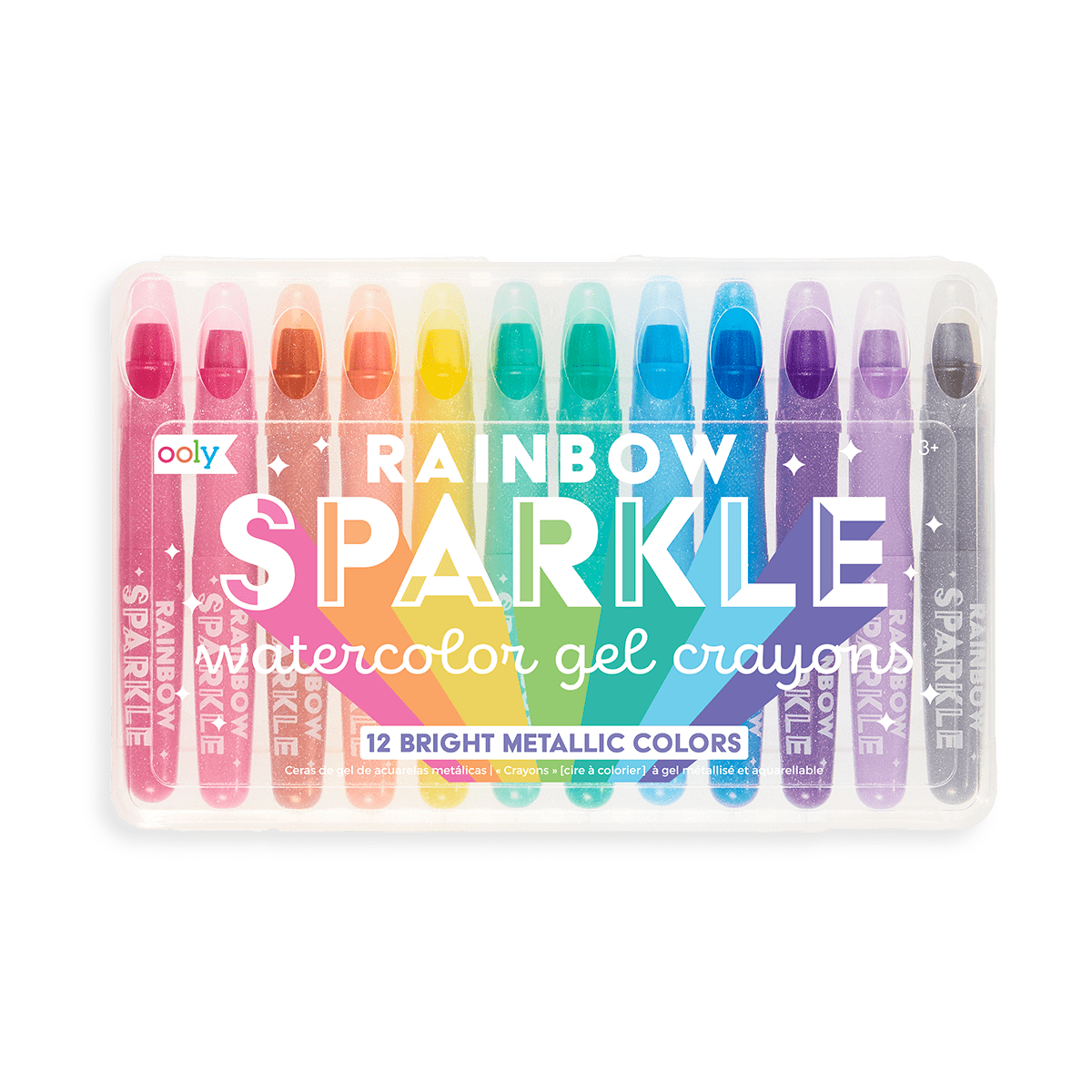 OOLY Rainbow Sparkle Watercolor Gel Crayons by OOLY