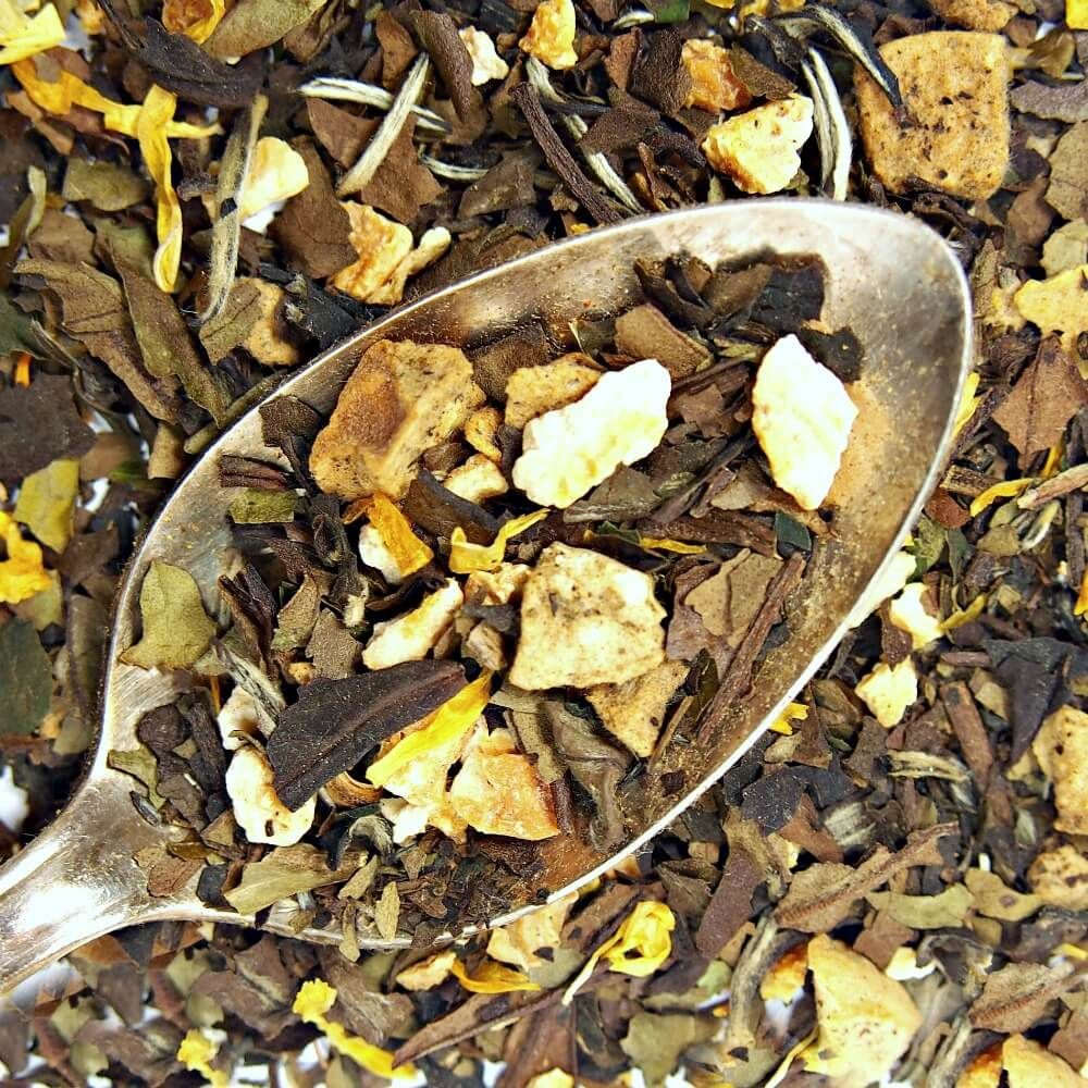 Plum Deluxe Tea Afternoon "High Tea" White Tea (Peach - Pear) by Plum Deluxe Tea