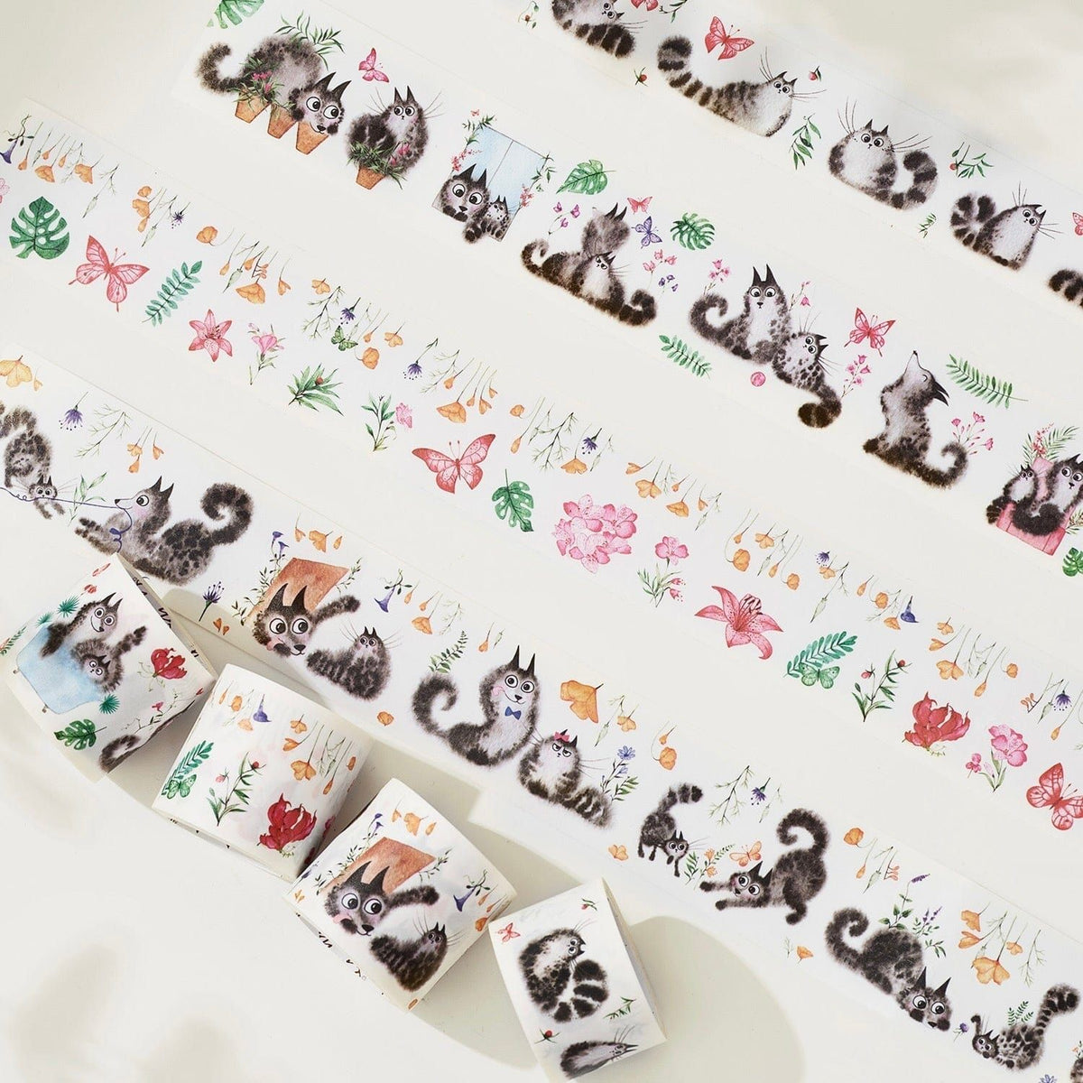 The Washi Tape Shop Fuzzy Friendship Washi Tape Sticker Set by The Washi Tape Shop