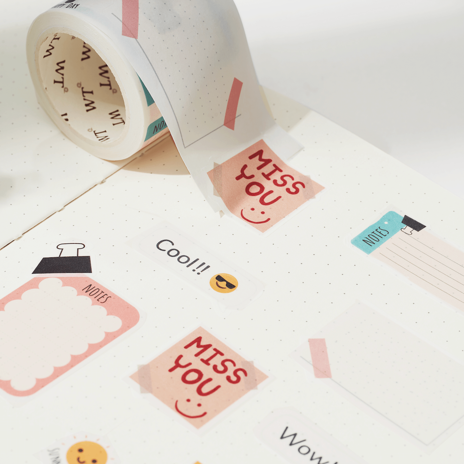 Home Sweet Home Washi Tape Sticker Set - Karma Kiss