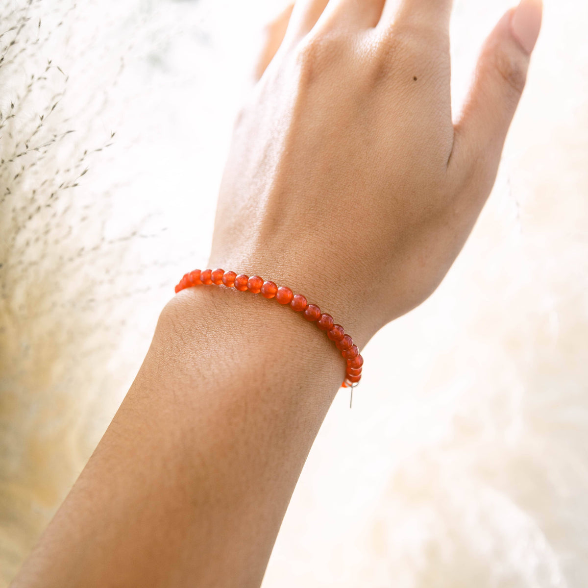 Tiny Rituals Red Jade Energy Bracelet by Tiny Rituals